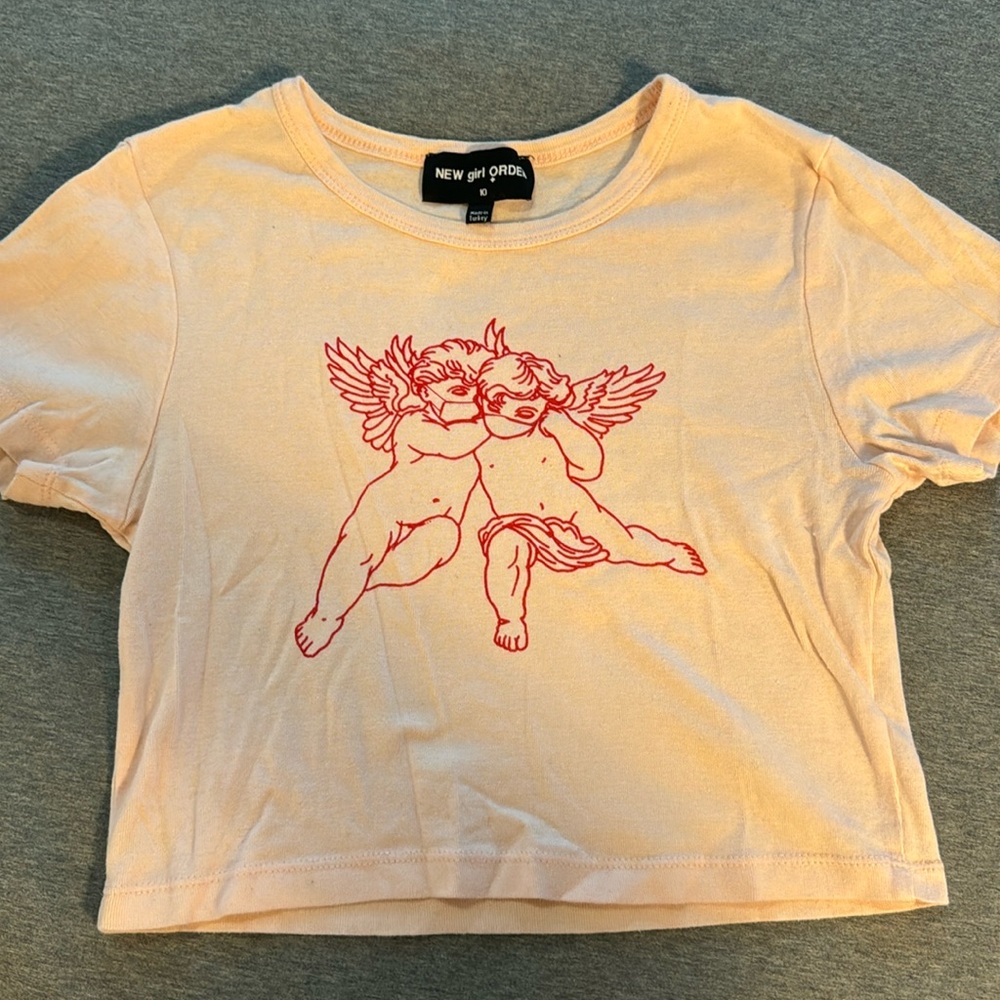 New Girl Order printed baby tee